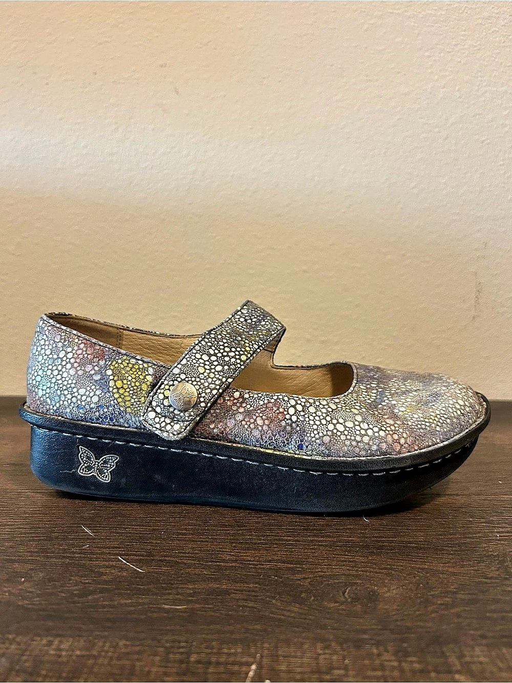 Alegria Paloma Mary Jane Leather Flats